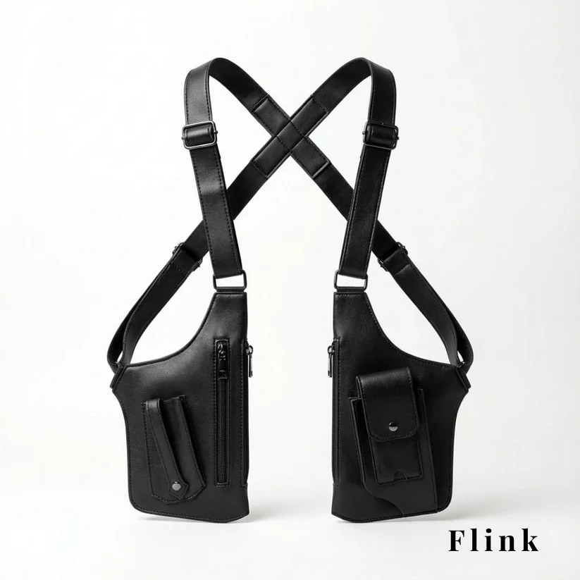 Schulterholstertasche aus Leder
