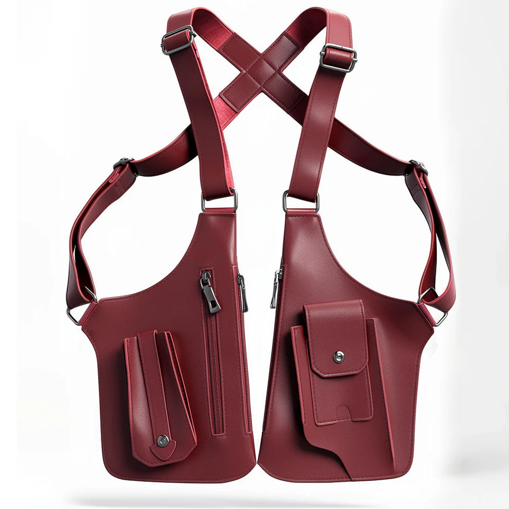 Schulterholstertasche aus Leder