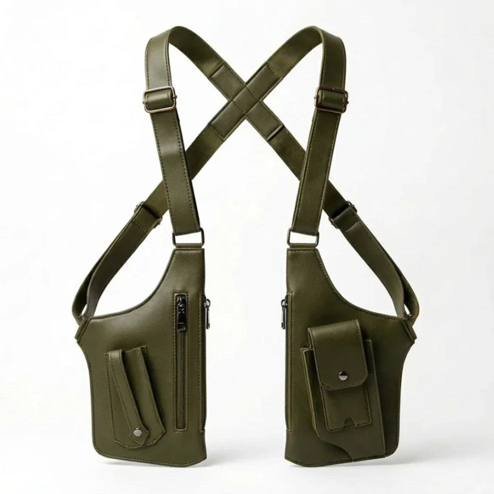 Schulterholstertasche aus Leder