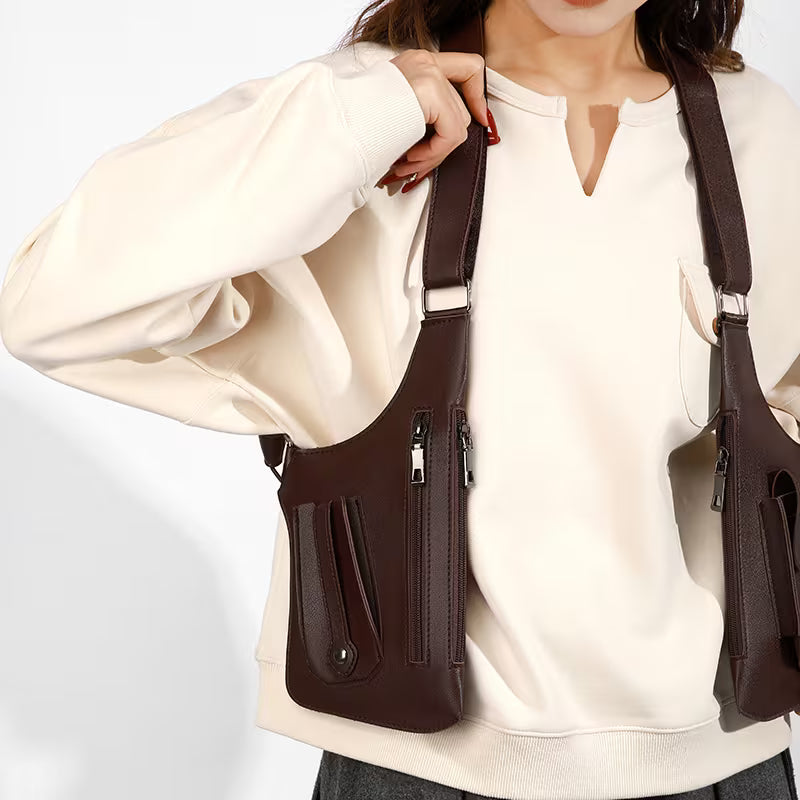 Schulterholstertasche aus Leder