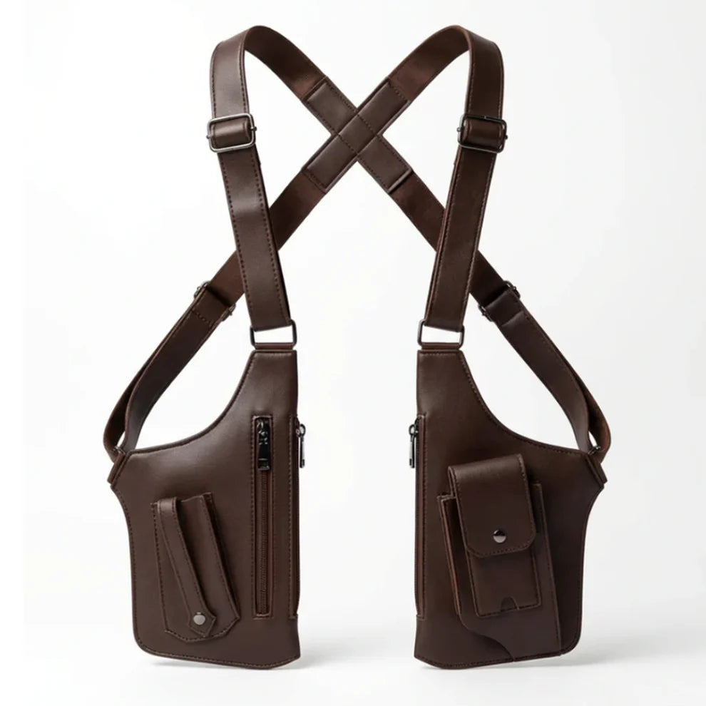 Schulterholstertasche aus Leder