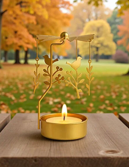 Isı ile Dönen Mumluk – Dekoratif Masa Üstü Mumluk