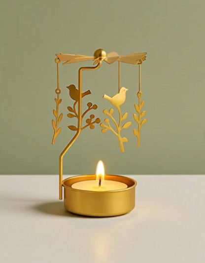 Isı ile Dönen Mumluk – Dekoratif Masa Üstü Mumluk